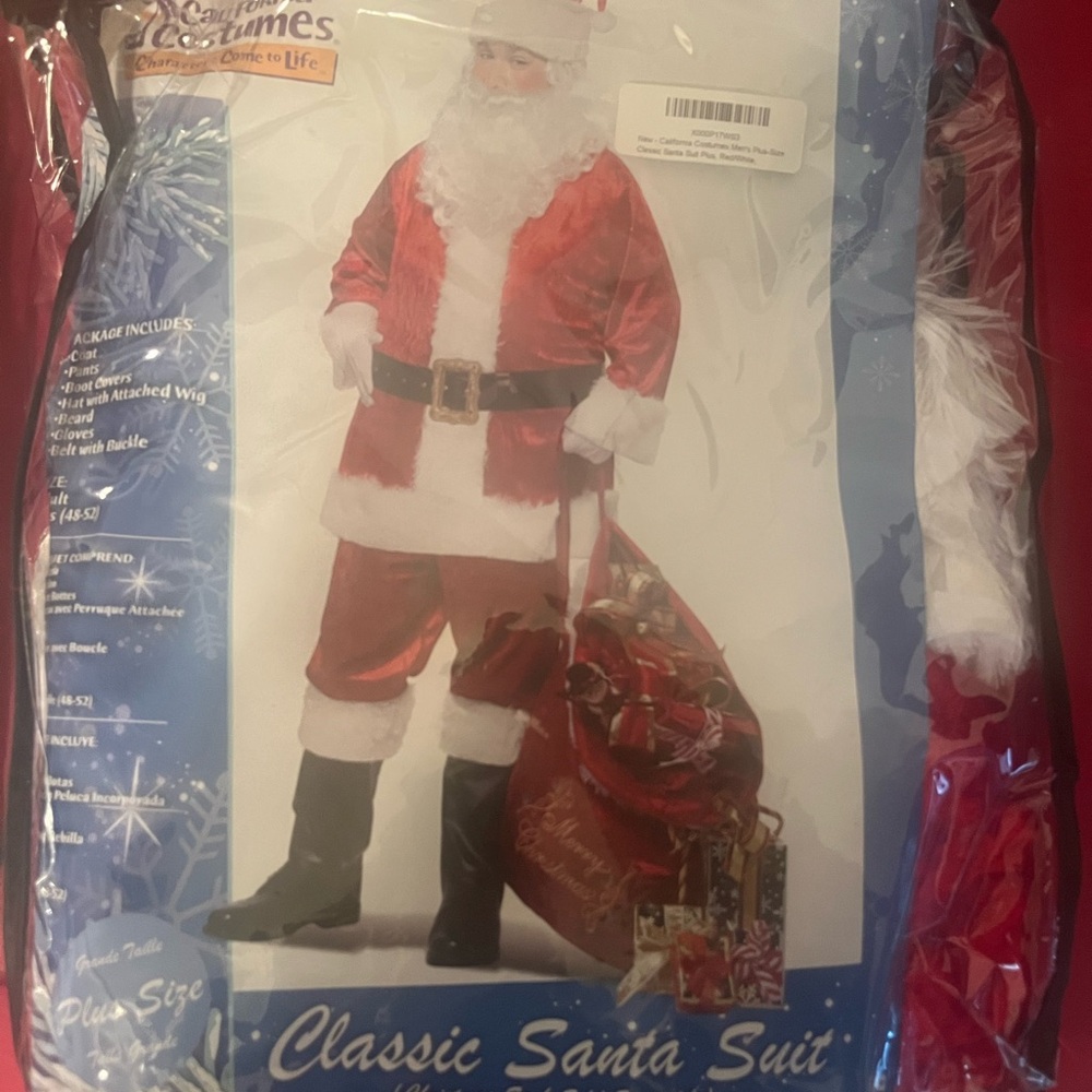 Classic Santa Suit Costume